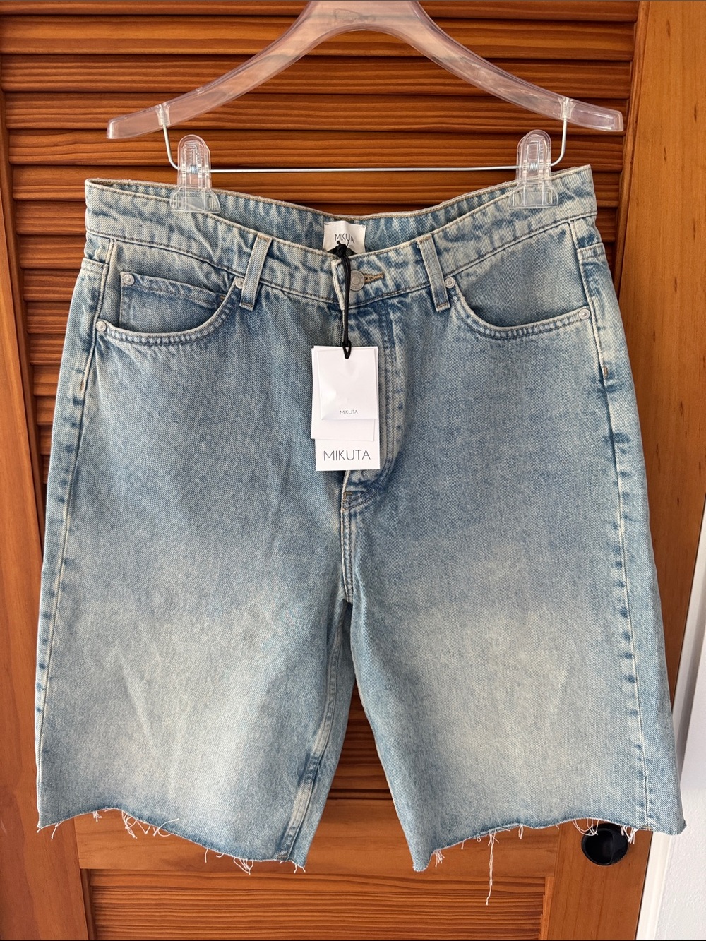 MIKUTA The Blue Denim Bermuda Short